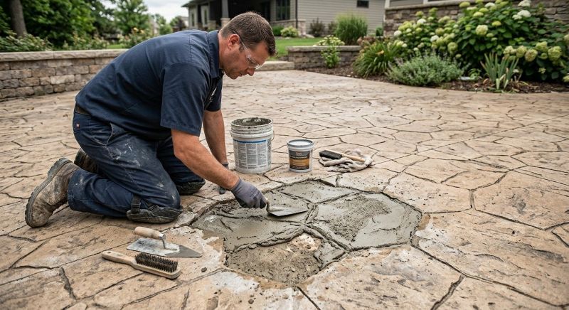 Decorative Concrete Repair in Lansing, MI
